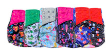 Cargar imagen en el visor de la galería, 5-Pack. Kit Pañales forro interno carbón de bambú