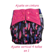 Cargar imagen en el visor de la galería, 5-Pack. Kit Pañales forro interno carbón de bambú