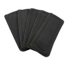 Cargar imagen en el visor de la galería, 5-Pack. Kit Pañales forro interno carbón de bambú