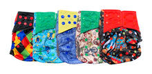Cargar imagen en el visor de la galería, 5-Pack. Kit Pañales forro interno carbón de bambú