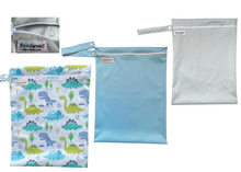 Cargar imagen en el visor de la galería, 3-Pack Wetbags 1 Estampada y 2 Lisas de 1 cierre