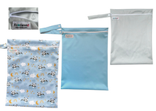 Cargar imagen en el visor de la galería, 3-Pack Wetbags 1 Estampada y 2 Lisas de 1 cierre
