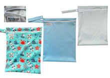Cargar imagen en el visor de la galería, 3-Pack Wetbags 1 Estampada y 2 Lisas de 1 cierre