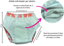 Cargar imagen en el visor de la galería, 5-Pack. Kit de calzones entrenadores ecológicos impermeables