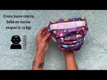 Cargar y reproducir el video en el visor de la galería, 3-Pack. Pañales Ecológicos. Cierre rápido